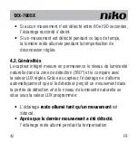 Предварительный просмотр 44 страницы Niko 1-7805 Series User Manual