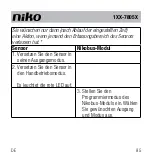 Предварительный просмотр 87 страницы Niko 1-7805 Series User Manual