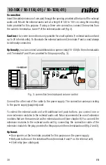 Preview for 30 page of Niko 10-10 Series Manual