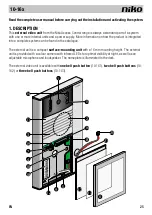 Preview for 25 page of Niko 10-16 Series Manual