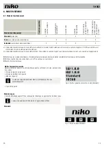 Preview for 25 page of Niko 10-362 Product Information