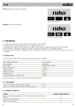 Preview for 26 page of Niko 10-362 Product Information