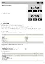 Preview for 56 page of Niko 10-362 Product Information