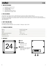 Предварительный просмотр 3 страницы Niko 10-365 Product Information