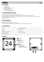 Предварительный просмотр 9 страницы Niko 10-365 Product Information