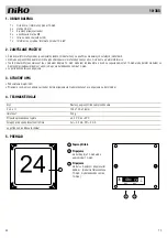 Предварительный просмотр 15 страницы Niko 10-365 Product Information