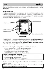 Предварительный просмотр 9 страницы Niko 10-499 Manual