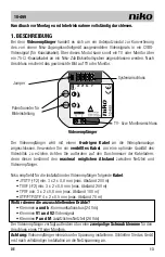 Предварительный просмотр 13 страницы Niko 10-499 Manual