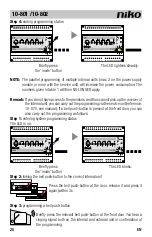 Предварительный просмотр 28 страницы Niko 10-801 Instructions Manual