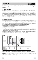 Preview for 13 page of Niko 10-805-01 Manual