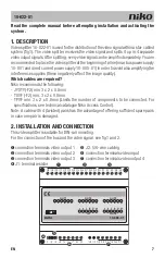 Предварительный просмотр 7 страницы Niko 10-822-01 Manual