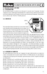 Предварительный просмотр 11 страницы Niko 10-830 Manual