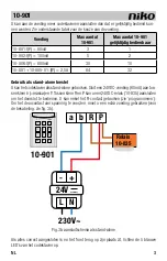 Предварительный просмотр 3 страницы Niko 10-901 Manual