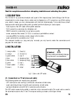 Предварительный просмотр 19 страницы Niko 16-656-01 Manual