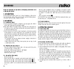 Предварительный просмотр 13 страницы Niko 350-20053 Manual