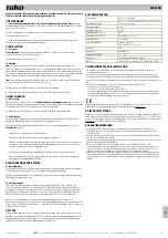 Preview for 3 page of Niko 350-20081 Manual