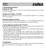 Предварительный просмотр 3 страницы Niko 360-45011 Manual