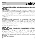 Предварительный просмотр 5 страницы Niko 360-45011 Manual