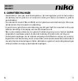 Предварительный просмотр 13 страницы Niko 360-45011 Manual