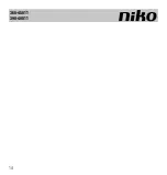 Preview for 14 page of Niko 360-45011 Manual