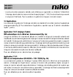 Предварительный просмотр 18 страницы Niko 360-45011 Manual