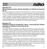 Предварительный просмотр 19 страницы Niko 360-45011 Manual