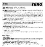 Предварительный просмотр 22 страницы Niko 360-45011 Manual