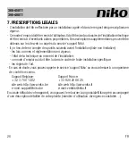 Предварительный просмотр 26 страницы Niko 360-45011 Manual