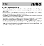 Предварительный просмотр 27 страницы Niko 360-45011 Manual