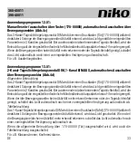 Предварительный просмотр 33 страницы Niko 360-45011 Manual