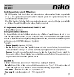 Предварительный просмотр 35 страницы Niko 360-45011 Manual