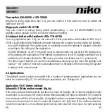 Предварительный просмотр 45 страницы Niko 360-45011 Manual