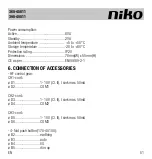 Предварительный просмотр 51 страницы Niko 360-45011 Manual