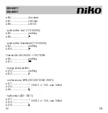 Предварительный просмотр 52 страницы Niko 360-45011 Manual