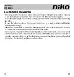 Предварительный просмотр 54 страницы Niko 360-45011 Manual