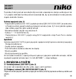 Предварительный просмотр 56 страницы Niko 360-45011 Manual