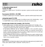 Предварительный просмотр 57 страницы Niko 360-45011 Manual