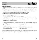 Предварительный просмотр 66 страницы Niko 360-45011 Manual