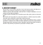 Предварительный просмотр 67 страницы Niko 360-45011 Manual