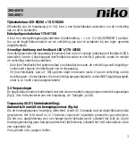 Предварительный просмотр 3 страницы Niko 390-40011 Manual