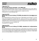 Предварительный просмотр 4 страницы Niko 390-40011 Manual