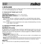 Preview for 5 page of Niko 390-40011 Manual