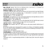 Предварительный просмотр 6 страницы Niko 390-40011 Manual