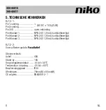 Предварительный просмотр 8 страницы Niko 390-40011 Manual