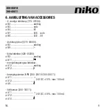 Предварительный просмотр 9 страницы Niko 390-40011 Manual