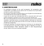 Предварительный просмотр 11 страницы Niko 390-40011 Manual