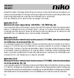 Предварительный просмотр 16 страницы Niko 390-40011 Manual