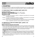 Предварительный просмотр 17 страницы Niko 390-40011 Manual