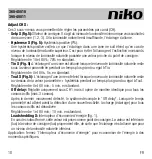 Предварительный просмотр 18 страницы Niko 390-40011 Manual