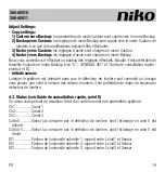 Предварительный просмотр 19 страницы Niko 390-40011 Manual